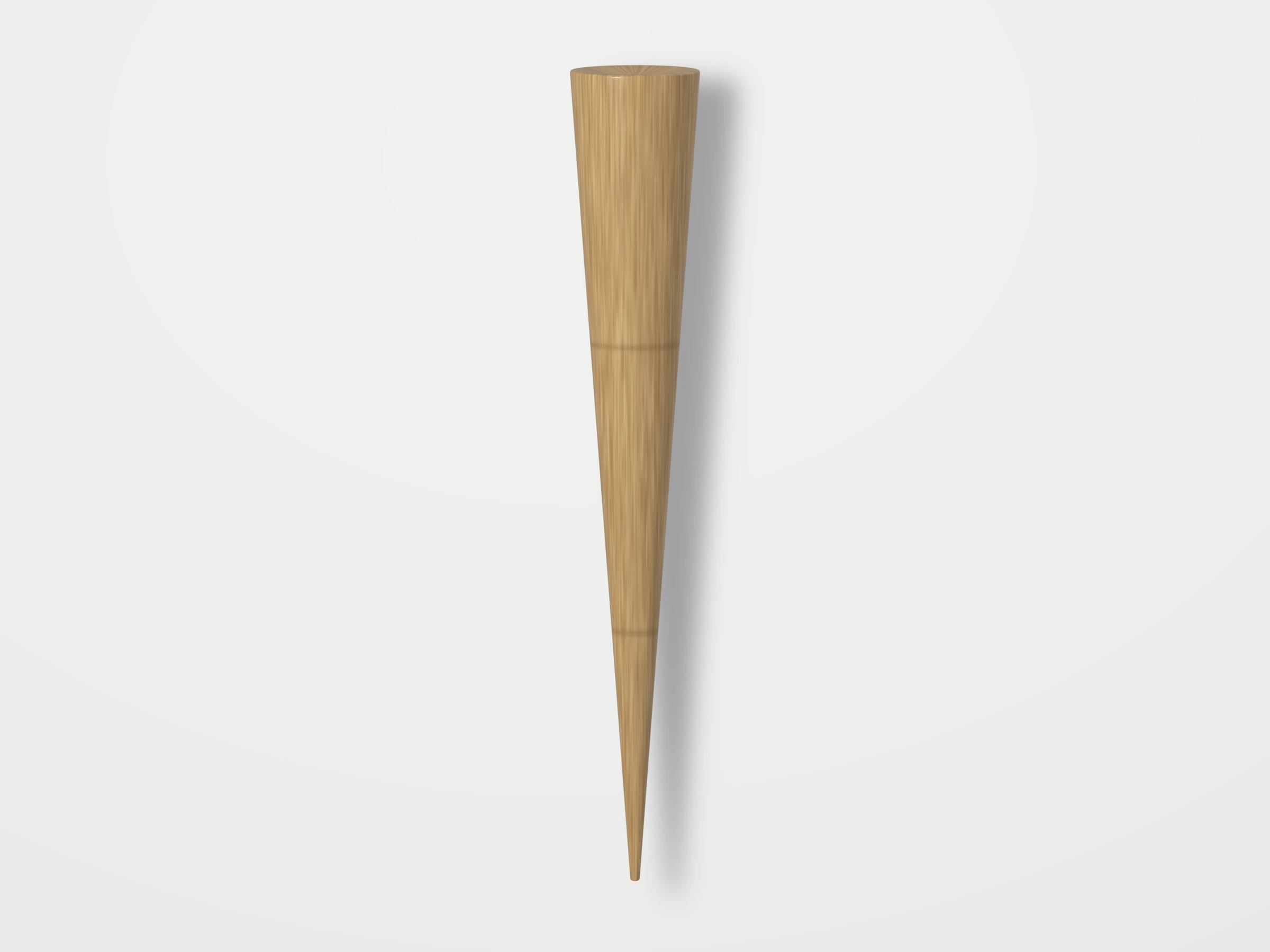 Coming soon concept render of a bamboo golf tee