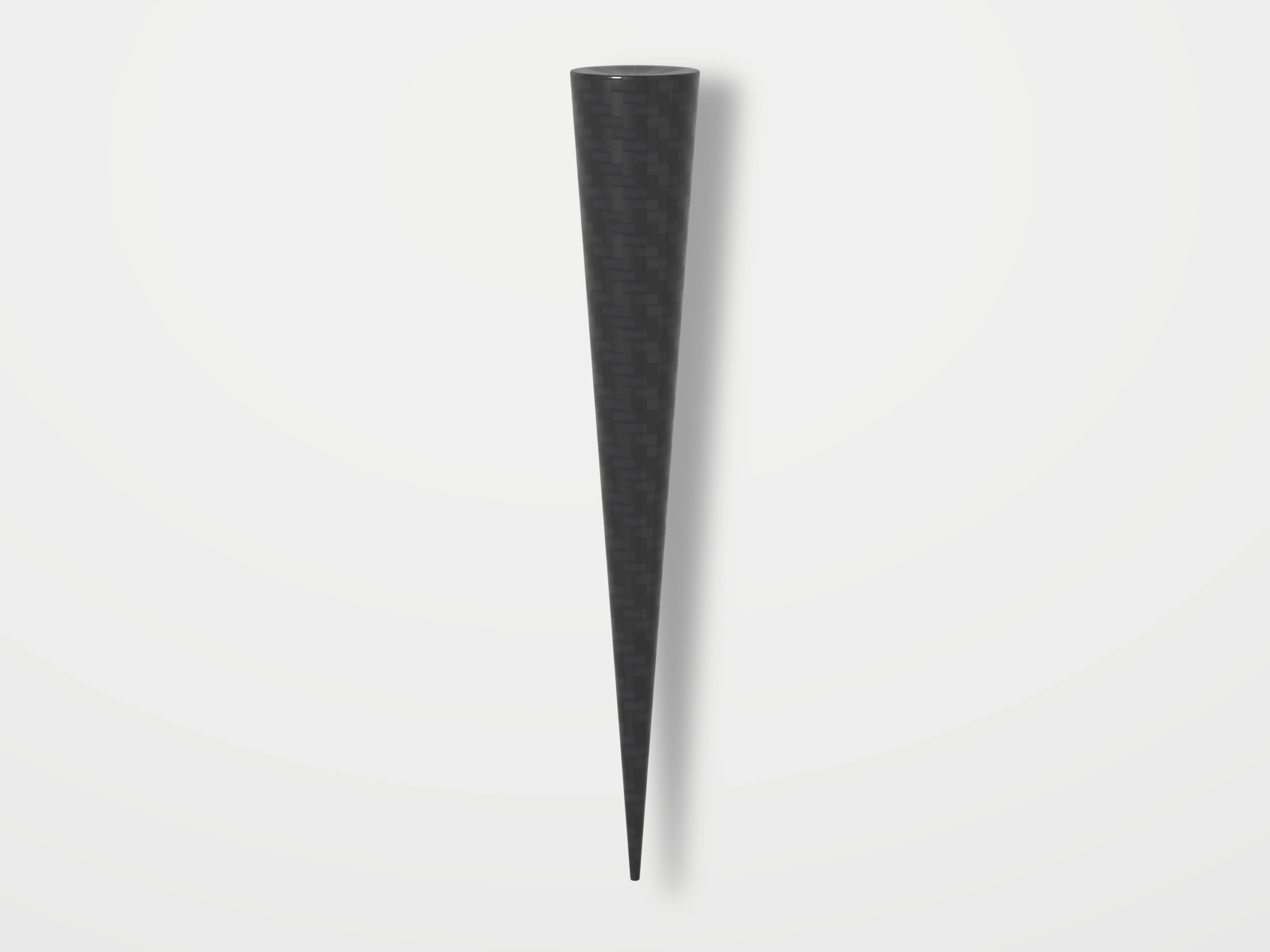 Coming soon concept render of a carbon fiber golf tee